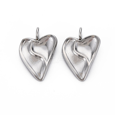 Non-Tarnish 304 Stainless Steel Pendants STAS-N097-119P-NR-1