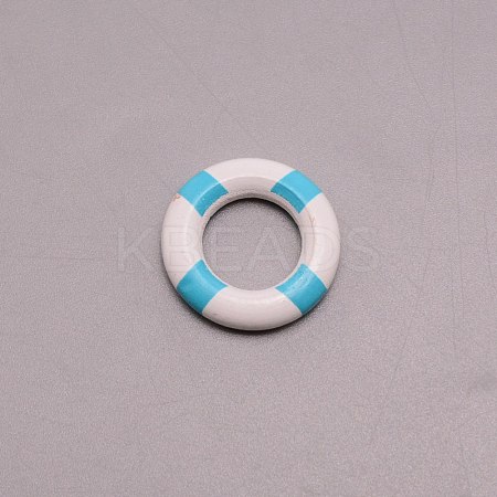 Spray Painted Natural Wood Beads WOOD-TAC0011-29B-1