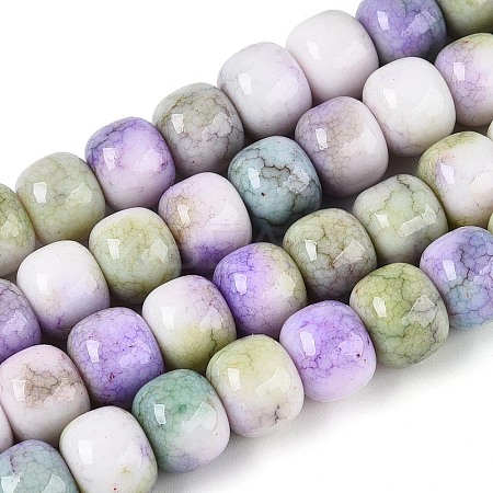 Ombre Effect Dyed Glass Beads Strands GLAA-N067-01A-06-1