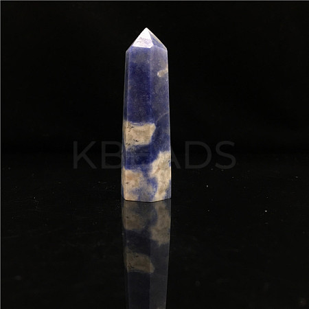 Point Tower Natural Sodalite Home Display Decoration PW23030663539-1