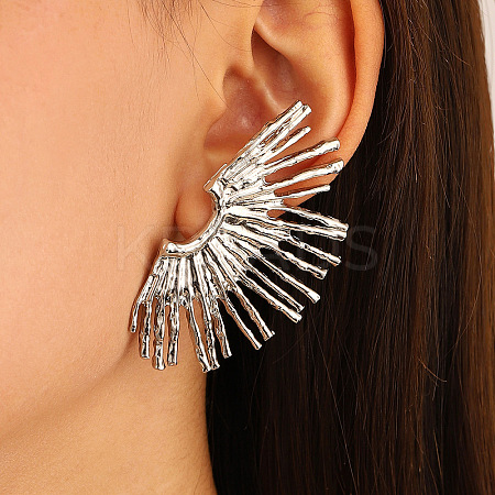 304 Stainless Steel Stud Earrings FS-WG82045-01-1