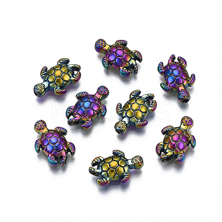 Rack Plating Rainbow Color Alloy Beads LS-X-PALLOY-S180-333-1