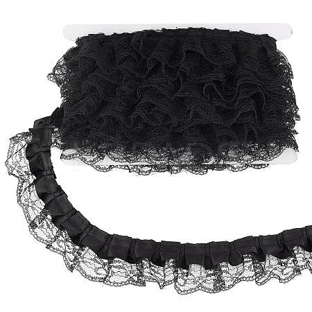 10M Polyester Fringe Lace Trim OCOR-GF0006-12D-1