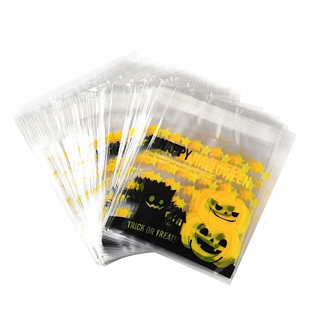 Halloween Theme Plastic Bakeware Bag OPP-Q004-01G-1