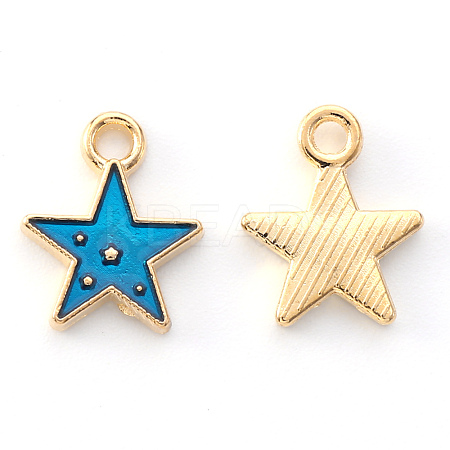 Alloy Enamel Charms ENAM-S121-028A-1