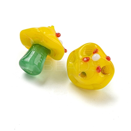 Handmade Bumpy Lampwork Beads LS-LAMP-S067-01B-1