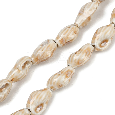 Ocean Series Handmade Porcelain Beads PORC-R002-04A-06-1