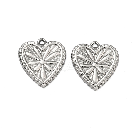 304 Stainless Steel Pendants STAS-L022-578P-1