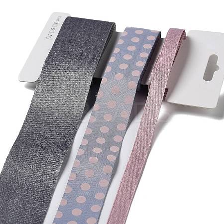 9 Yards 3 Styles Polyester Ribbon SRIB-C002-02E-1