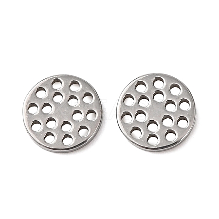 Hollow 304 Stainless Steel Charms STAS-G385-05P-01-1