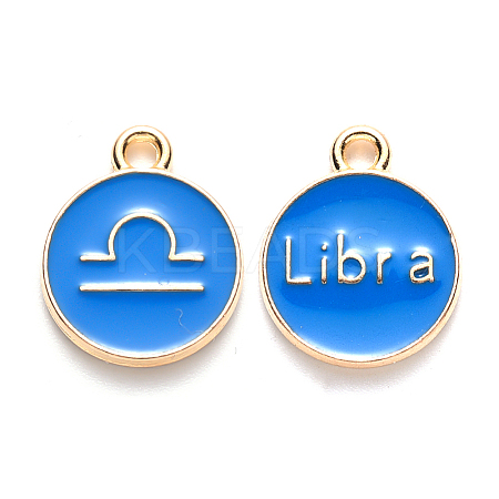 Alloy Enamel Pendants LS-ENAM-S124-01A-02K-1
