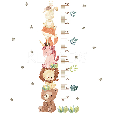 PVC Height Growth Chart Wall Sticker DIY-WH0013-67-1