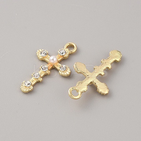 Alloy Rhinestone Pendants FIND-WH0110-437-1