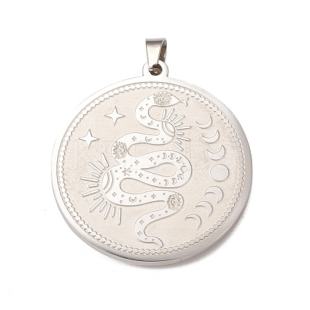 Non-Tarnish 304 Stainless Steel Pendants LS-STAS-P321-01P-1