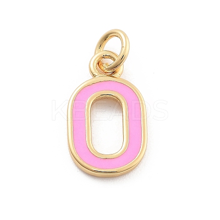 Rack Plating Brass Pendants KK-C065-02O-G-1