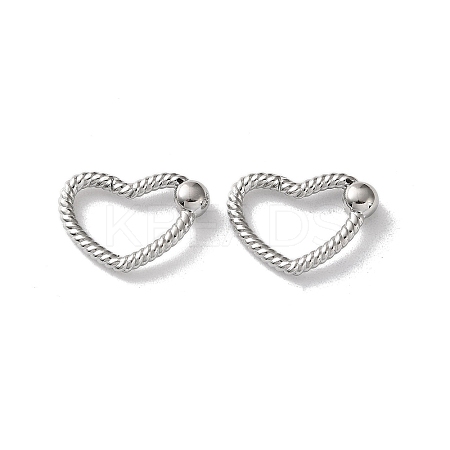 304 Stainless Steel Spring Gate Clasps STAS-A193-02P-1