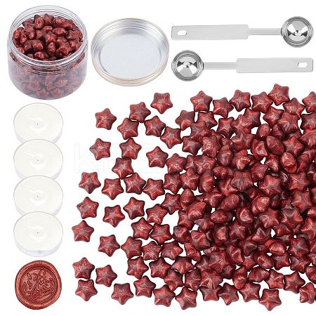 Sealing Wax Particles Kits for Retro Seal Stamp DIY-CP0003-54K-1