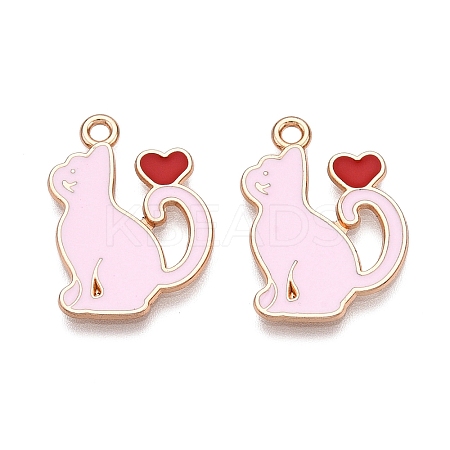 Alloy Enamel Pendants ENAM-T020-59C-1