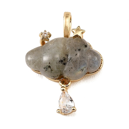 Natural Labradorite Carved Pendants GG-CBA5963-03E-1