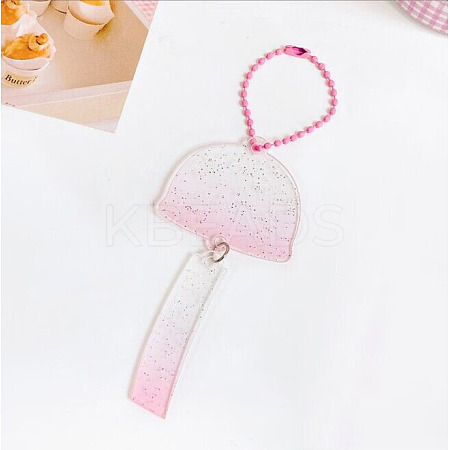 Gradient Color Transparent Acrylic Keychain Blanks ZXFQ-PW0003-15D-01-1