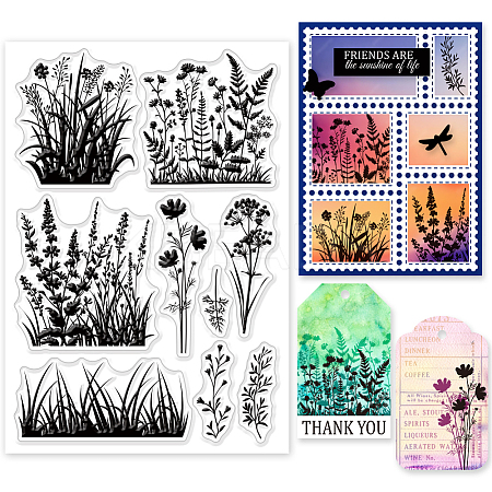 Custom Summer Theme PVC Plastic Clear Stamps DIY-WH0631-0219-1