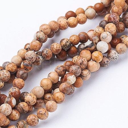 Gemstone Beads Strands GSR4mmC016-1