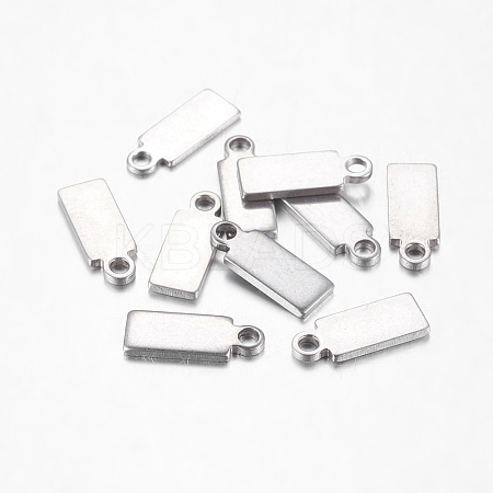 Tarnish Resistant 304 Stainless Steel Stamping Blank Tag Pendants LS-STAS-Q074-1