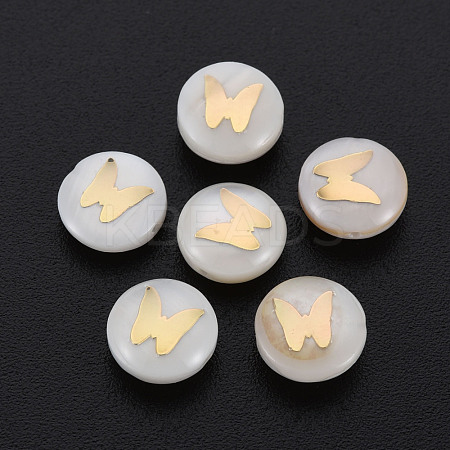 Natural Freshwater Shell Beads SHEL-S278-064-1