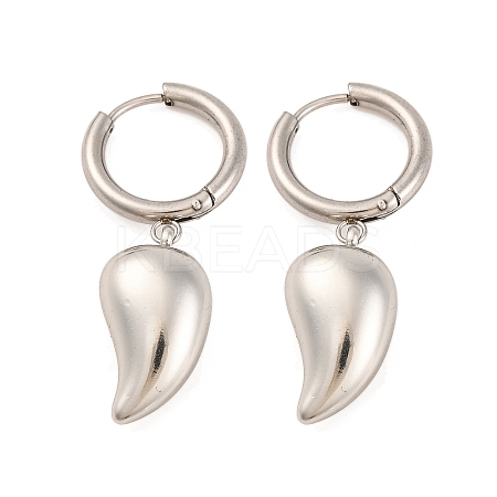 Non-Tarnish 304 Stainless Steel Hoop Earrings for Women LS-EJEW-Z057-14P-04-1