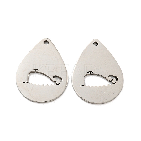 Non-Tarnish 316L Surgical Stainless Steel Pendants STAS-K280-07P-1