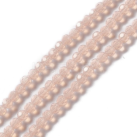 Faceted(32 Facets) Glass Beads Strands EGLA-J042-35A-02-1