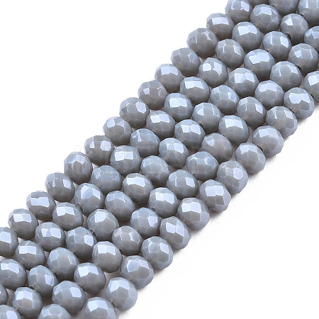 Electroplate Glass Beads Strands LS-EGLA-A044-P8mm-A10-1