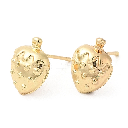 Strawberry Alloy Stud Earrings for Women PALLOY-Q447-02LG-1