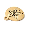 201 Stainless Steel Pendants X-STAS-E015-04G-3