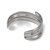 304 Stainless Steel Cuff Bangles for Women BJEW-B104-12P-3