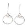 Anti-Tarnish 304 Stainless Steel Studs Earring Findings STAS-H226-08P-02-1