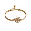 Minimalist Alloy & Cubic Zirconia Link Bracelets for Women WGB775D-02-3