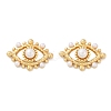 Brass Stud Earrings KK-U058-63A-G-4