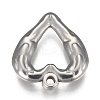 Non-Tarnish 304 Stainless Steel Open Pendants STAS-I105-09P-C-2