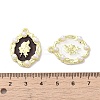 Rack Plating Spray Painted Alloy Pendants FIND-C049-08G-3