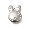 Anti-Tarnish 304 Stainless Steel Pendants STAS-I321-69P-1