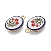 Valentine's Day Printed Alloy Pendants PALLOY-SZC0008-05K-2