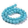 Natural Mashan Jade Round Beads Strands G-D263-6mm-XS28-4