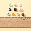 511Pcs 10 Style Transparent & Opaque Mixed Color Acrylic Beads MACR-FS0001-34-4