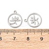 304 Stainless Steel Charms LS-STAS-D202-05P-3