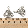 Alloy Rhinestone Pendant FIND-A039-18P-3