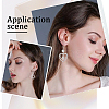 4 Pairs 925 Sterling Silver Leverback Hoop Earrings Findings STER-BBC0001-82-5