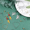 12Pcs 304 Stainless Steel Ball Stud Earring Post & 24Pcs Hoop Earring Findings DIY-UN0002-86-3