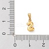 316L Surgical Stainless Steel Charms STAS-G315-01G-S-3