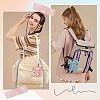 DIY Handmade Woven Cotton Bowknot Keychain Making Kits DIY-SC0028-14-6